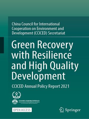 cover image of Green Recovery with Resilience and High Quality Development